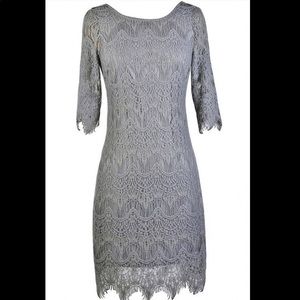 Lace Dress- Grey